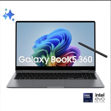 SAMSUNG NOTEBOOK GALAXY BOOK5 360 15.6 ULTRA7 256V 16GB/512GB WI11P NP754QHA-KA1IT